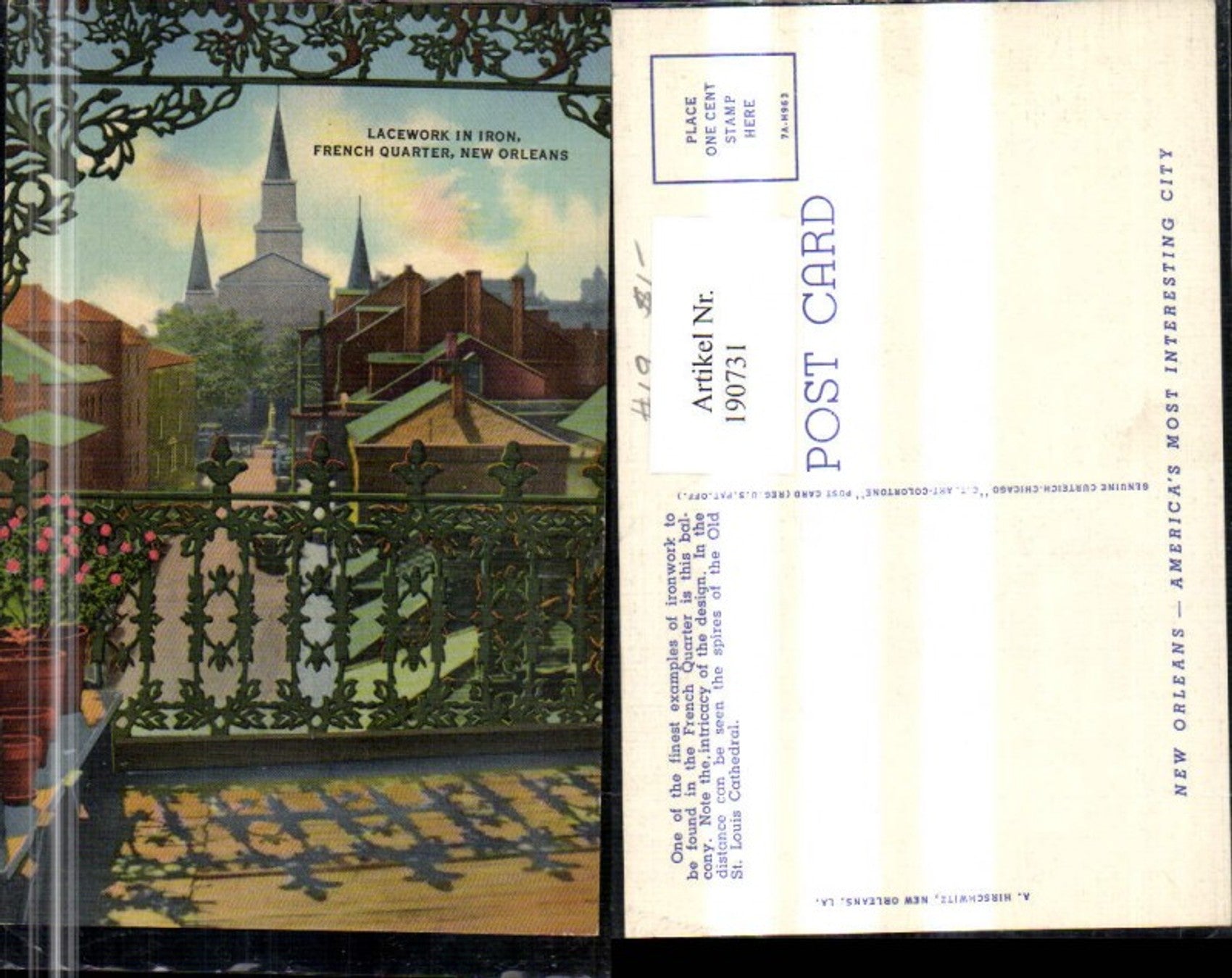 Alte Ansichtskarte – Old Postcard