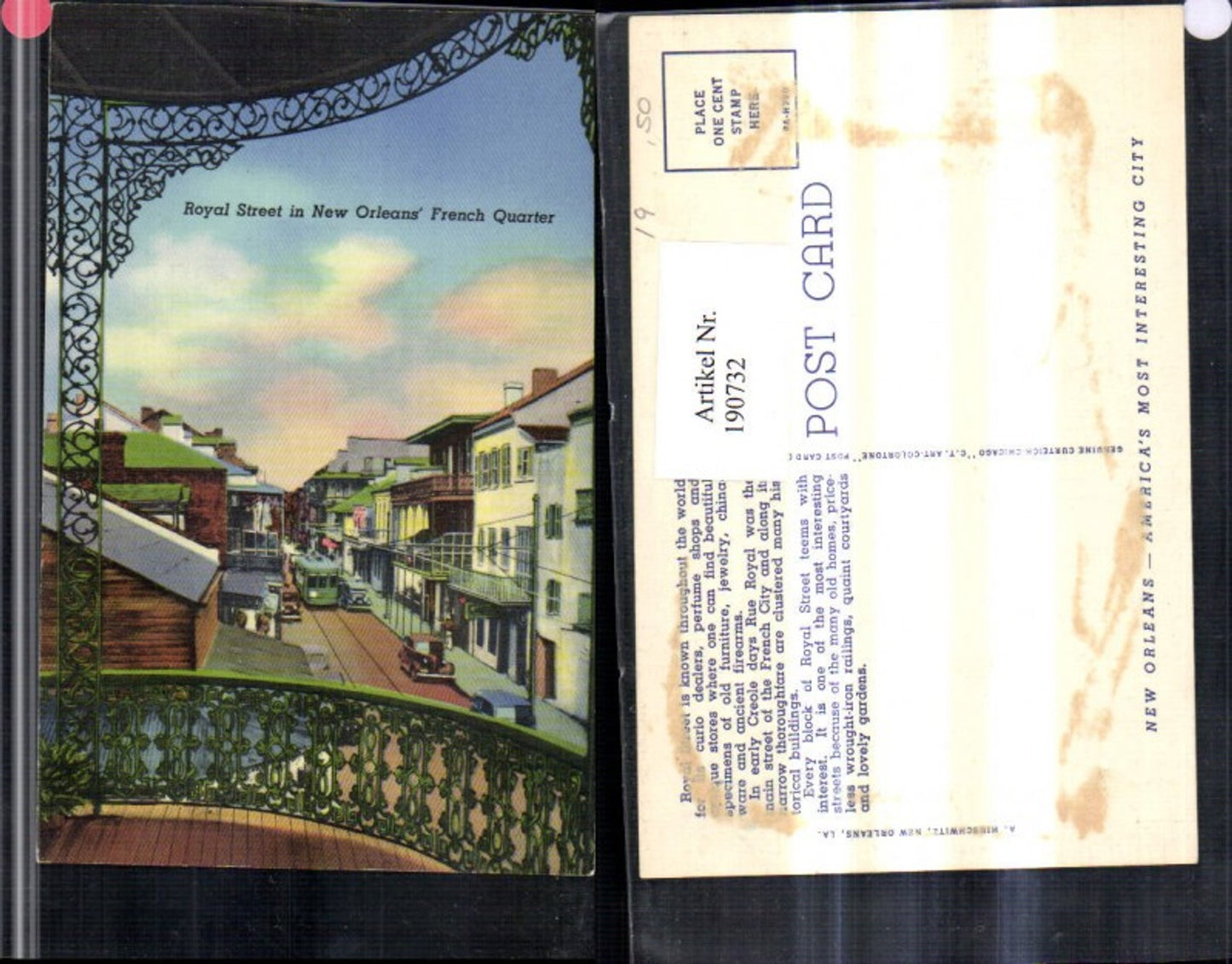 Alte Ansichtskarte – Old Postcard
