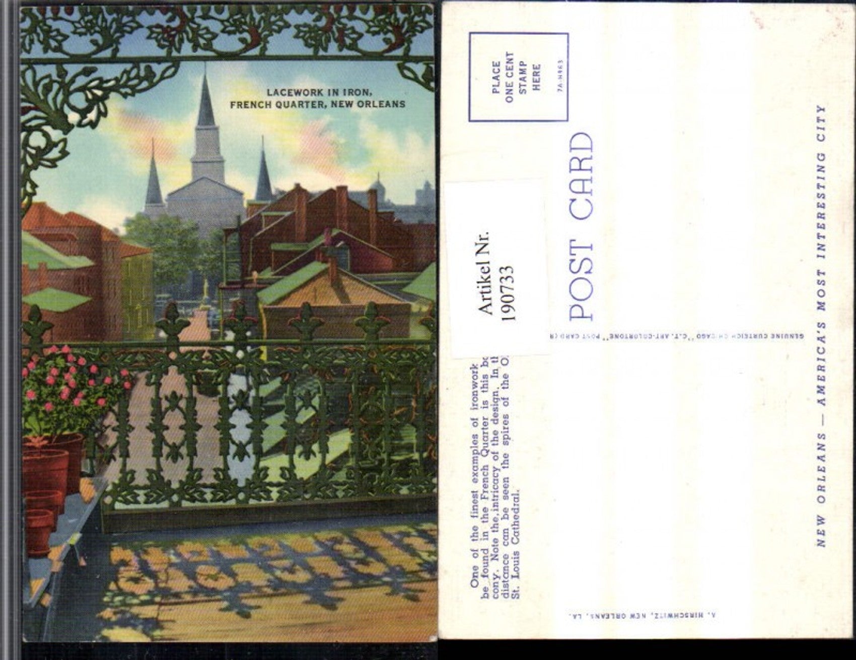Alte Ansichtskarte – Old Postcard