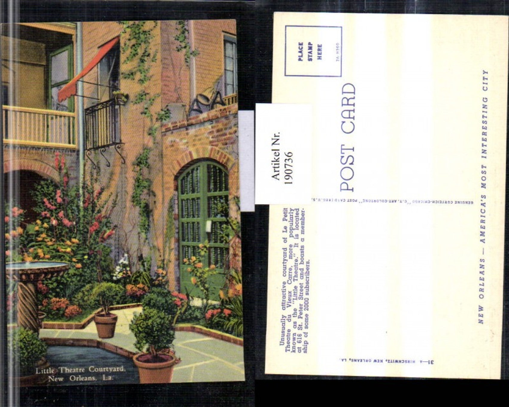 Alte Ansichtskarte – Old Postcard