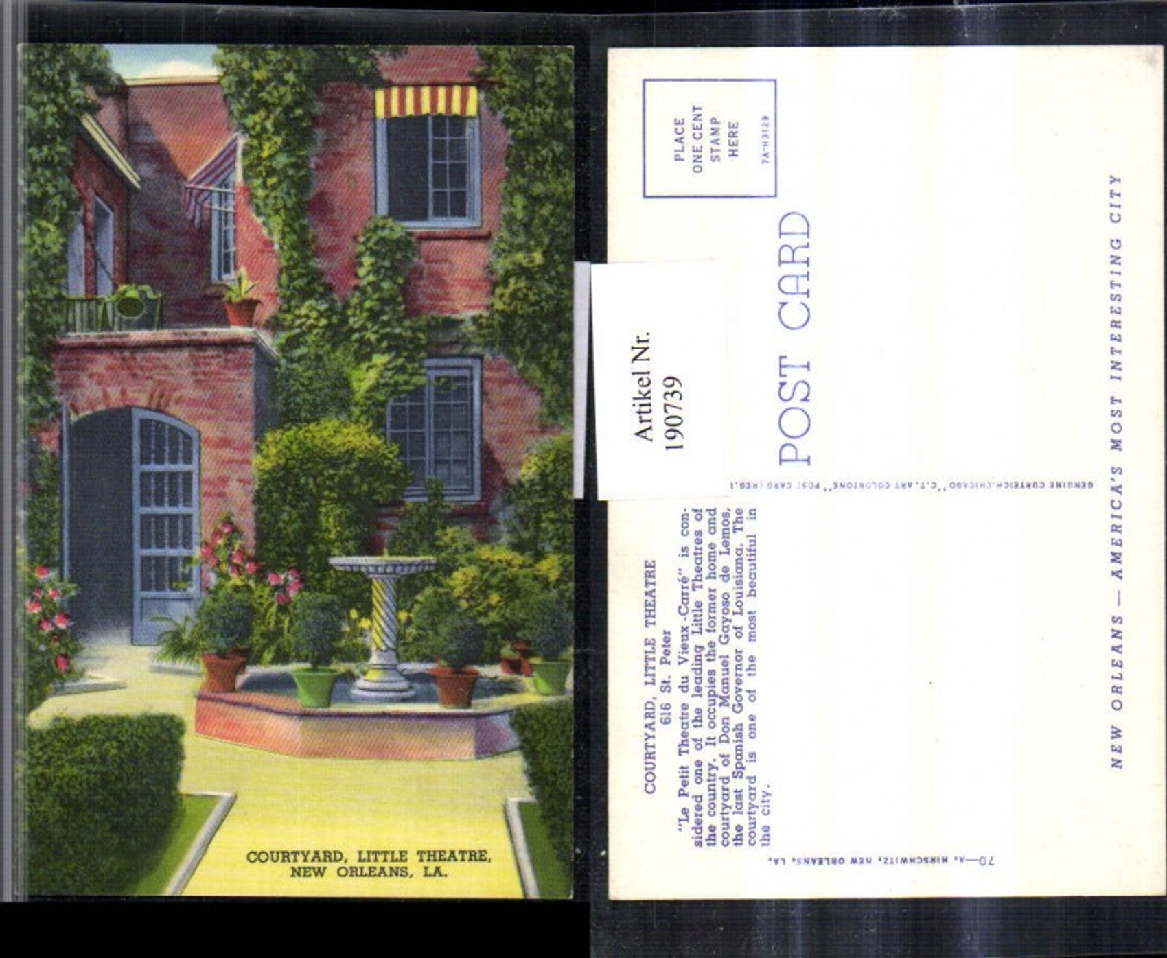 Alte Ansichtskarte – Old Postcard