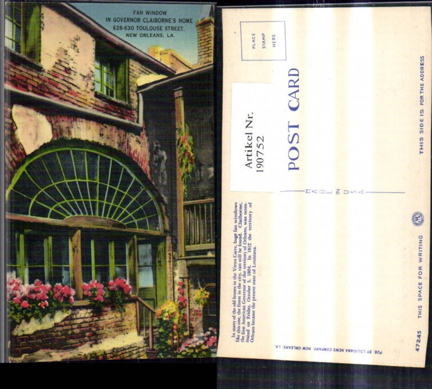 Alte Ansichtskarte – Old Postcard