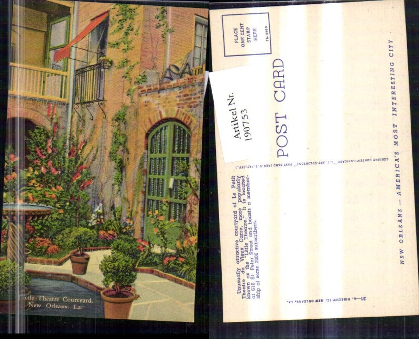 Alte Ansichtskarte – Old Postcard
