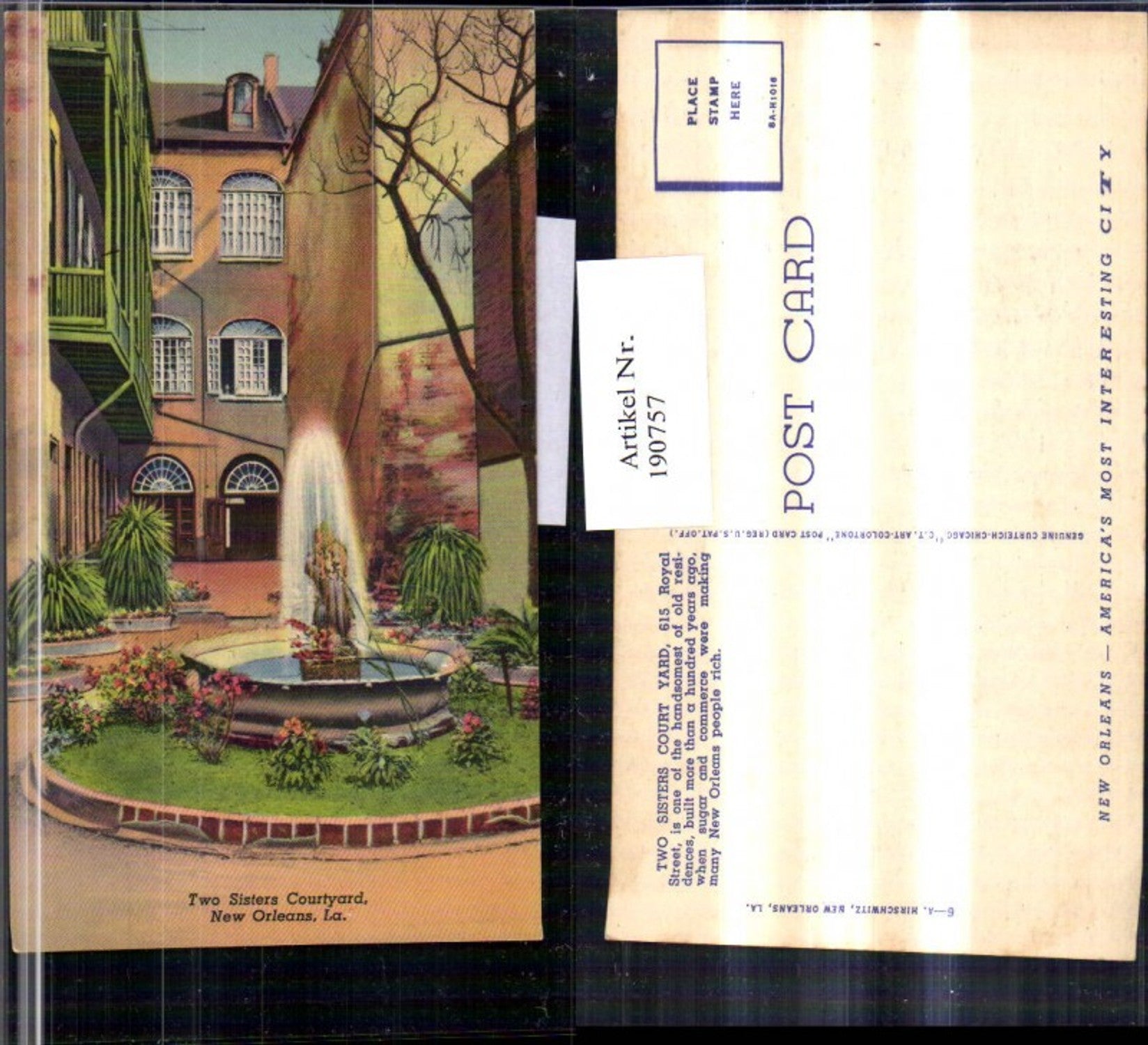 Alte Ansichtskarte – Old Postcard