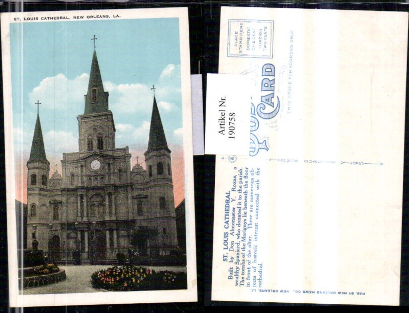 Alte Ansichtskarte – Old Postcard