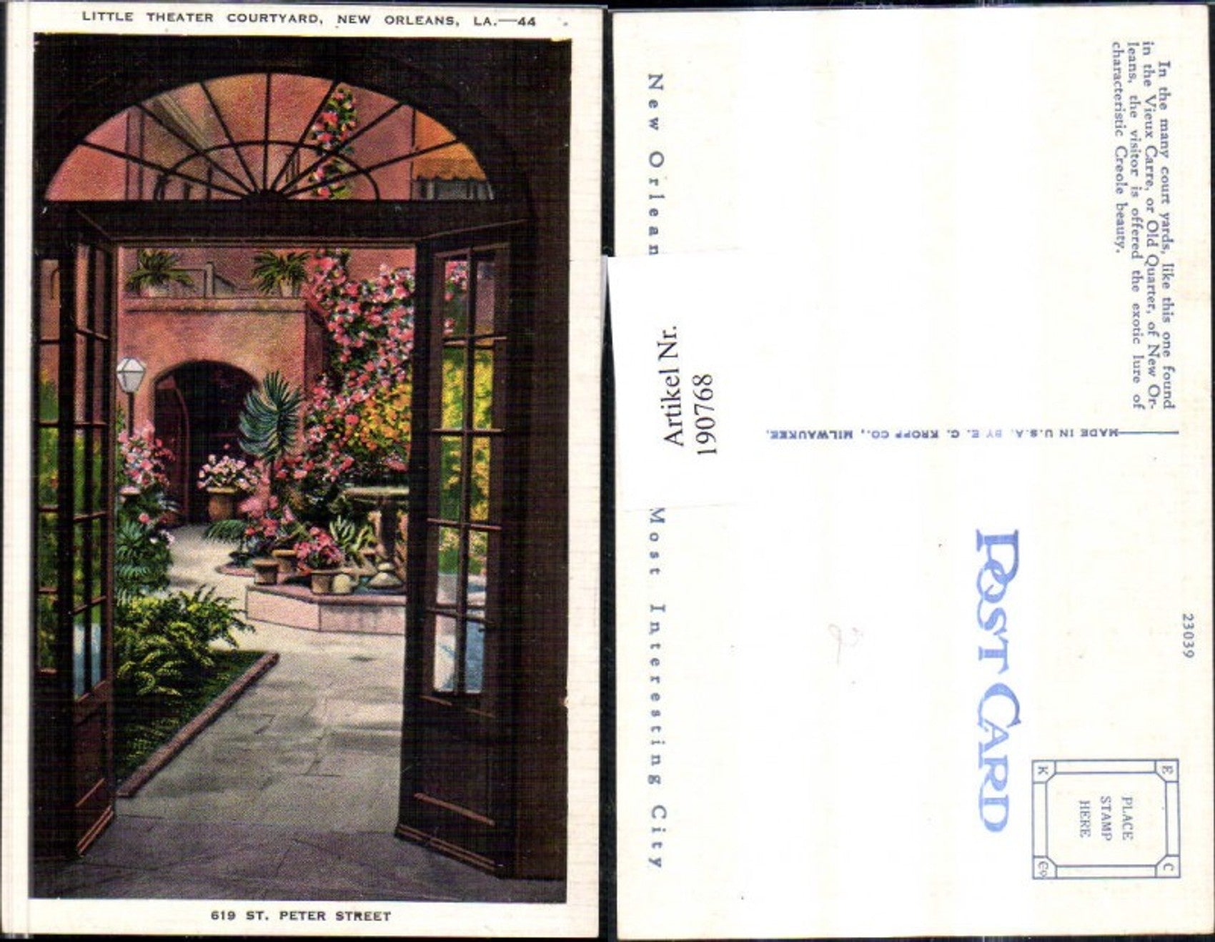 Alte Ansichtskarte – Old Postcard