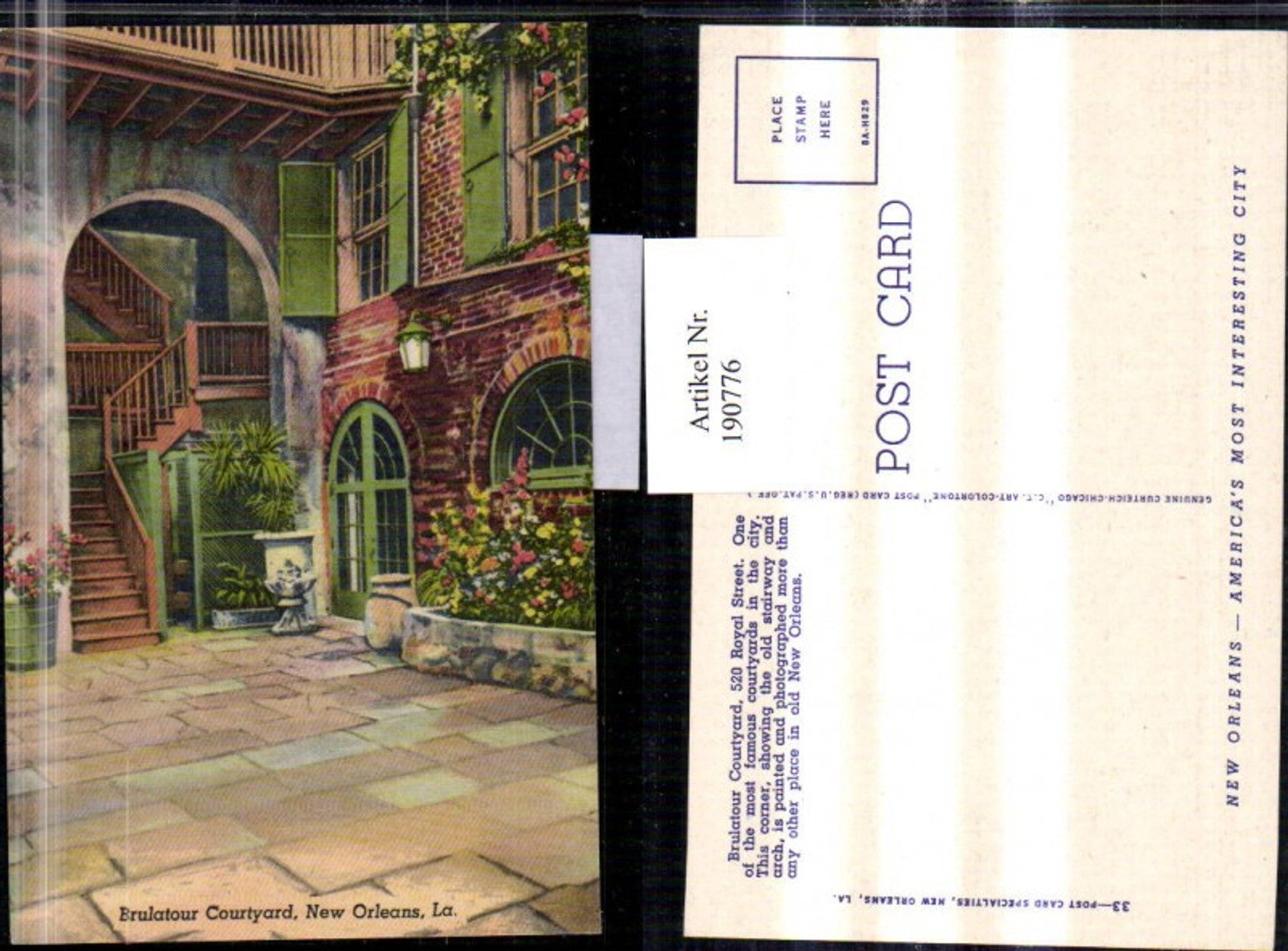 Alte Ansichtskarte – Old Postcard