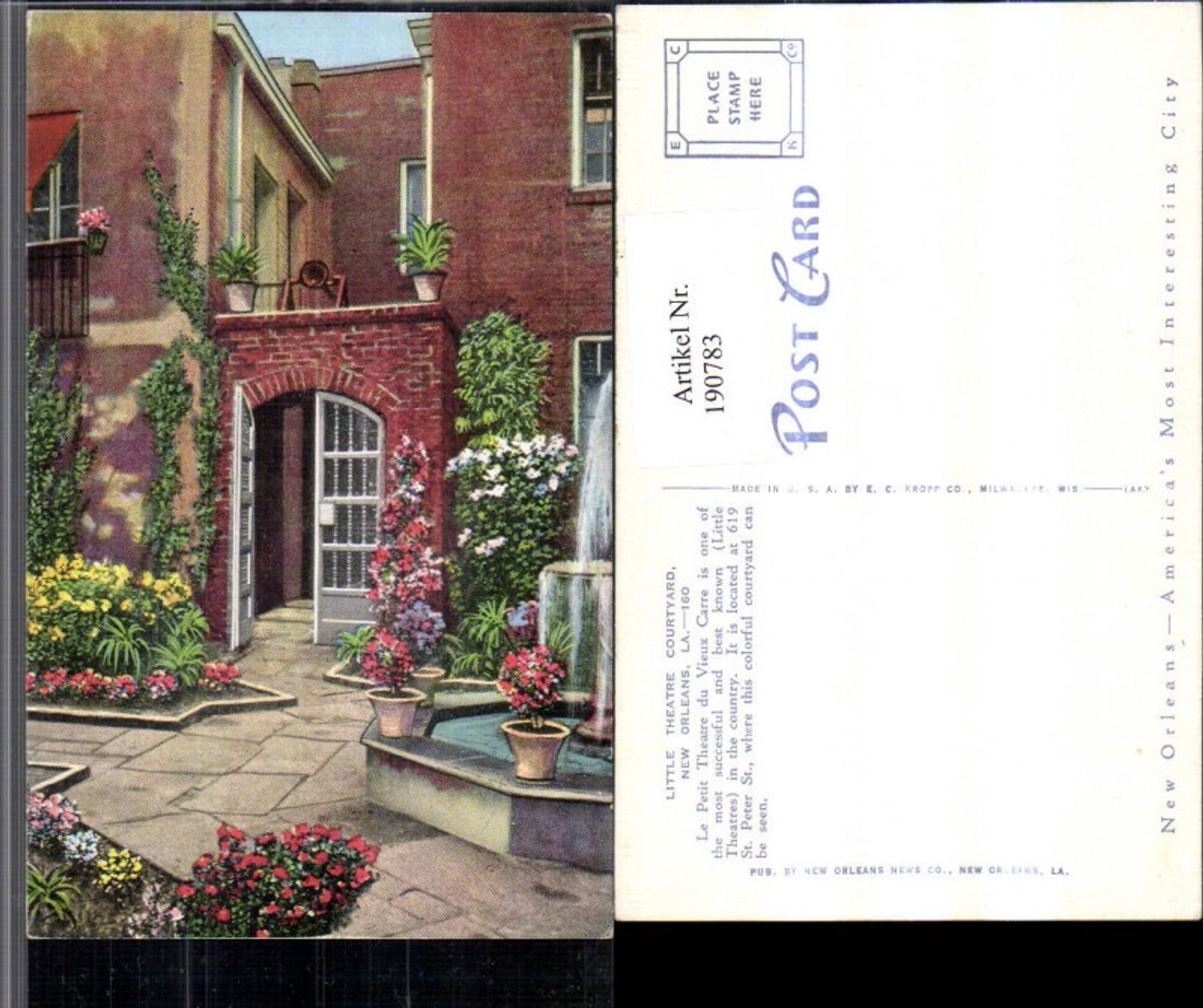 Alte Ansichtskarte – Old Postcard