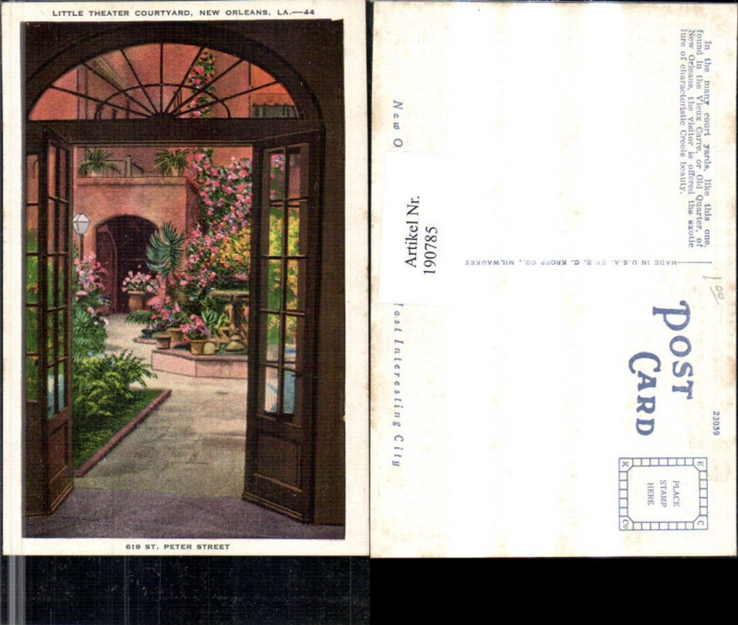 Alte Ansichtskarte – Old Postcard
