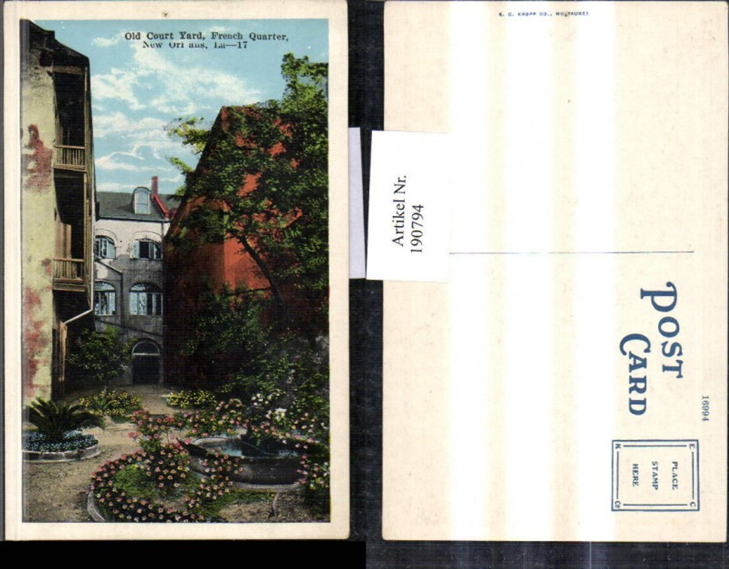 Alte Ansichtskarte – Old Postcard