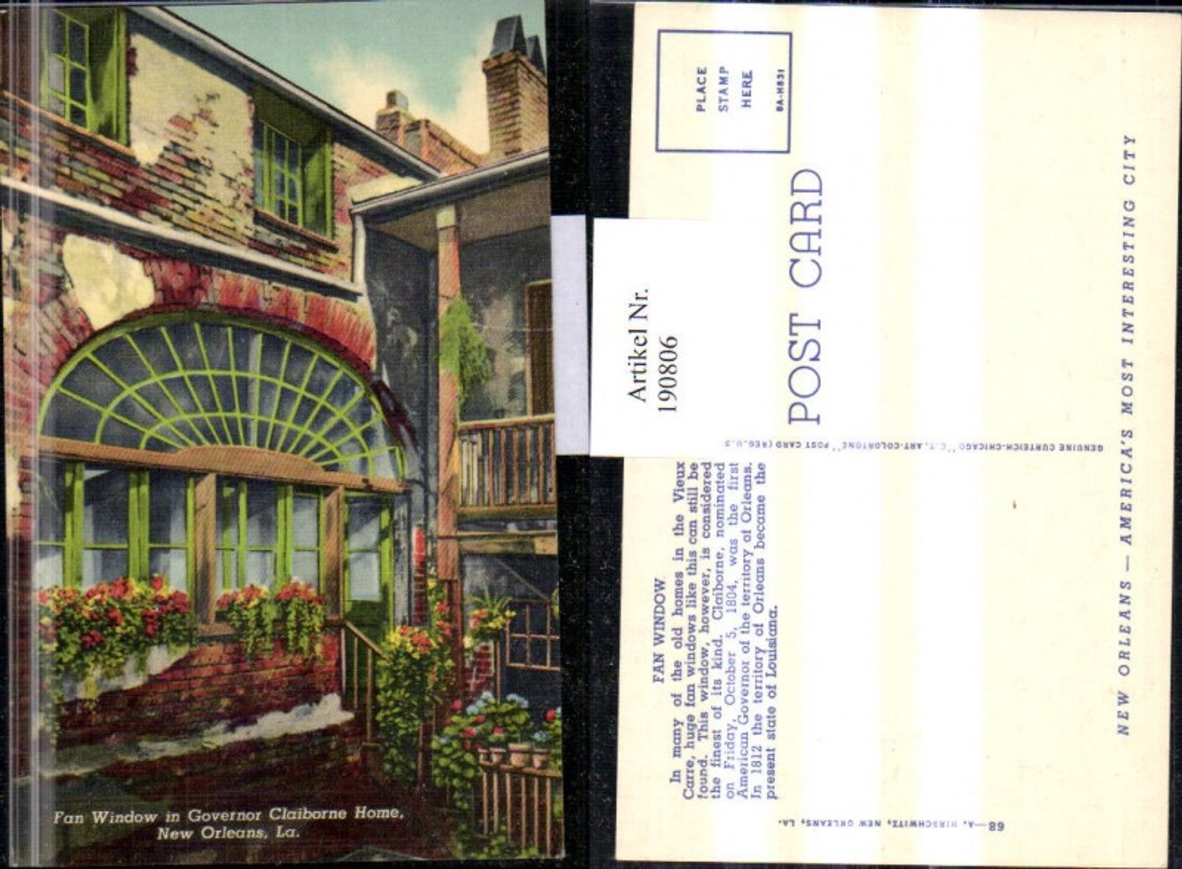 Alte Ansichtskarte – Old Postcard
