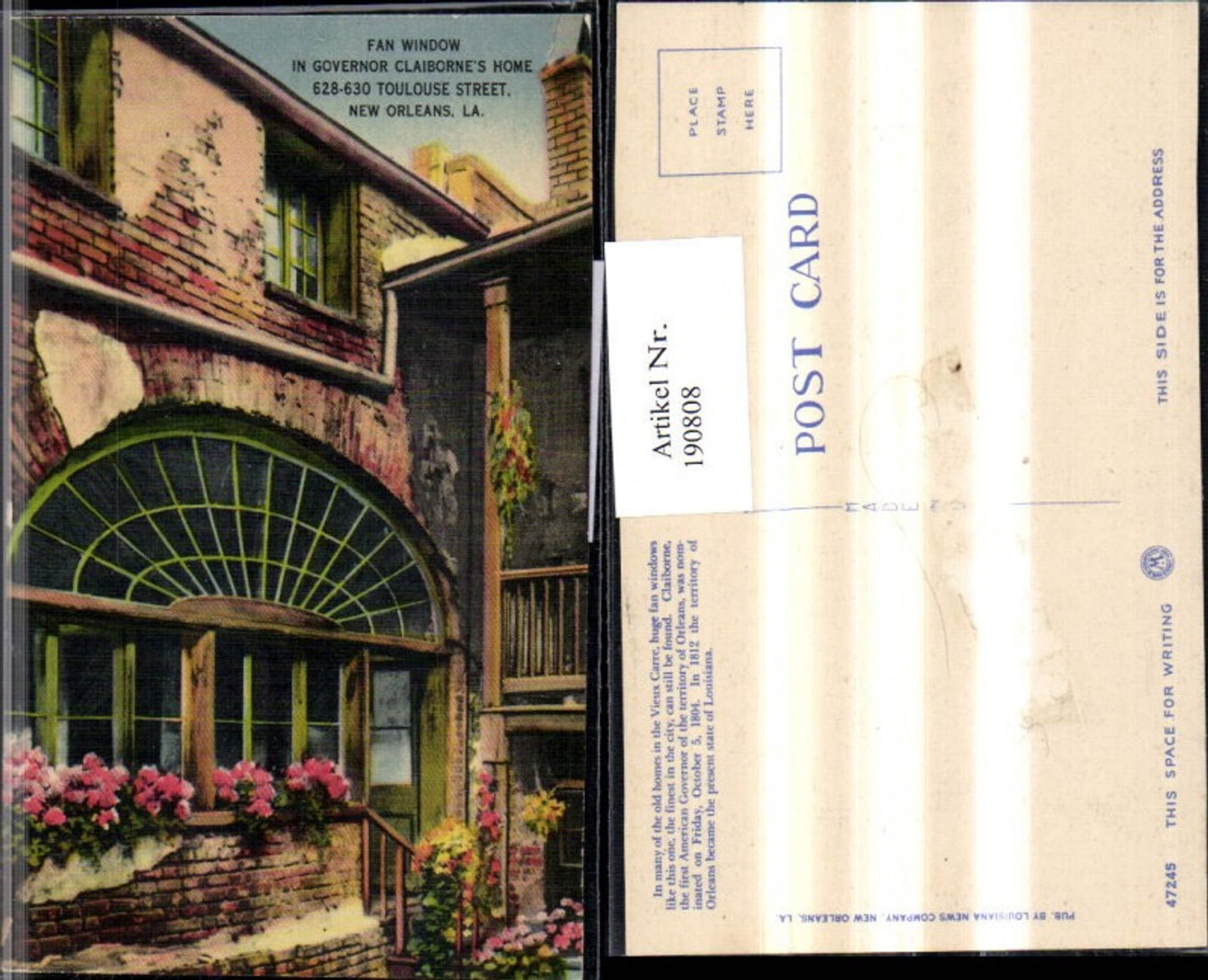 Alte Ansichtskarte – Old Postcard
