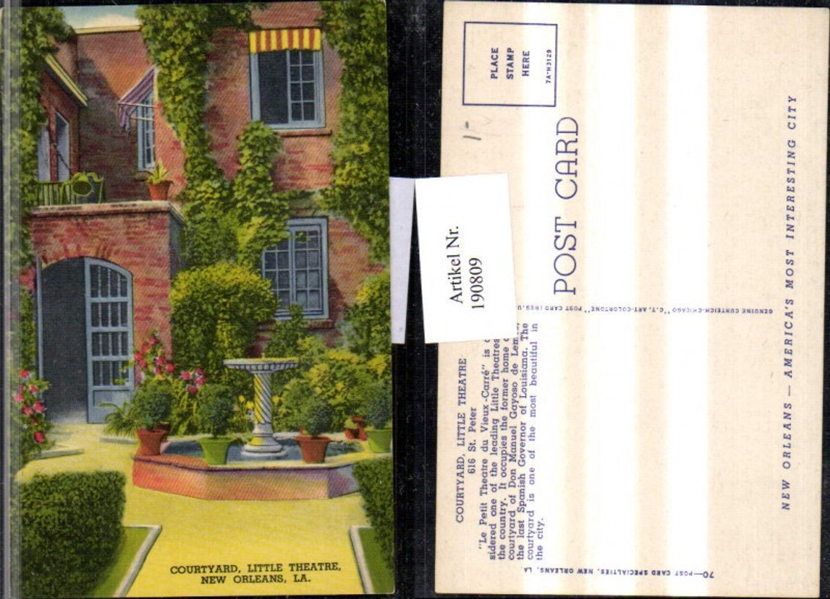 Alte Ansichtskarte – Old Postcard