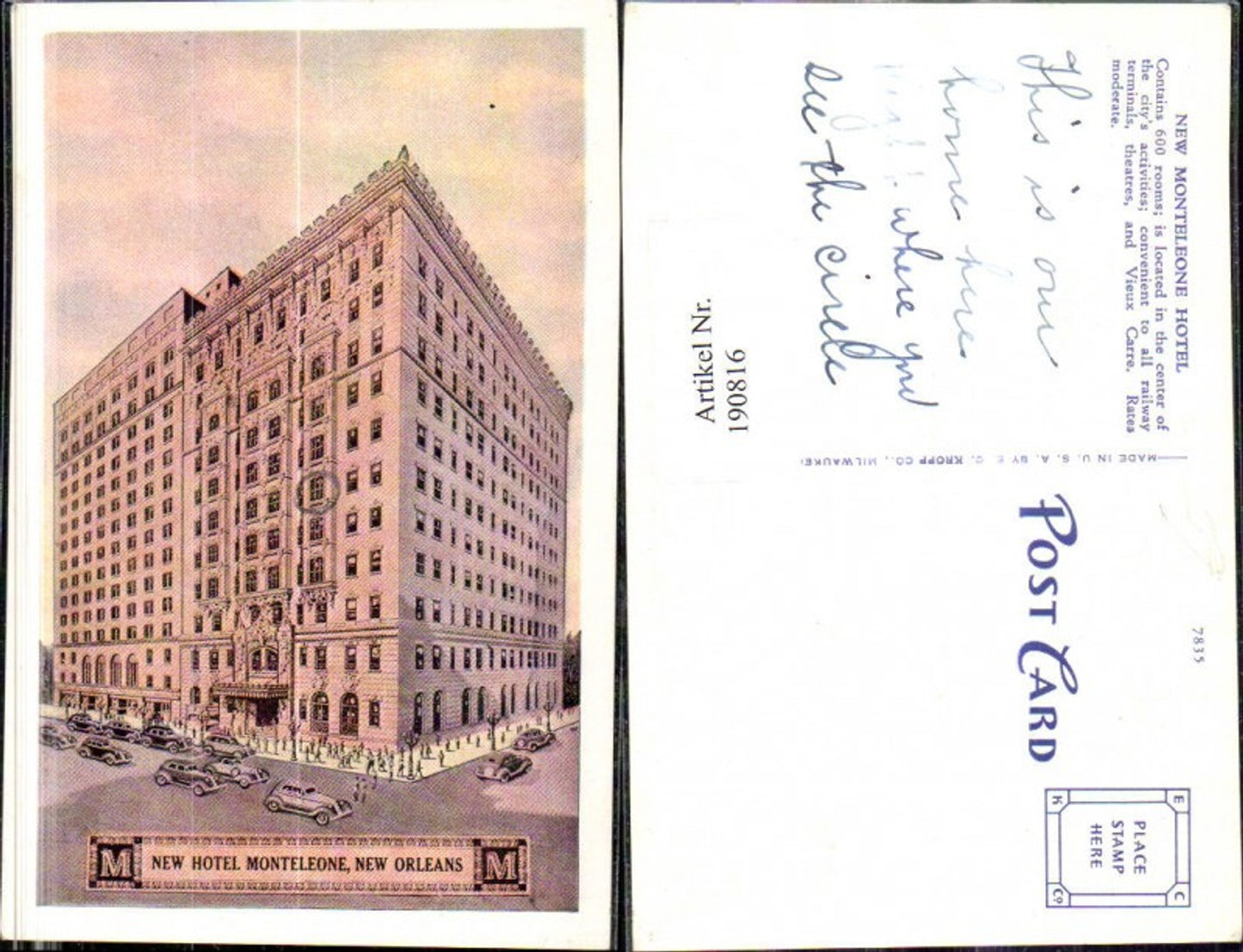 Alte Ansichtskarte – Old Postcard