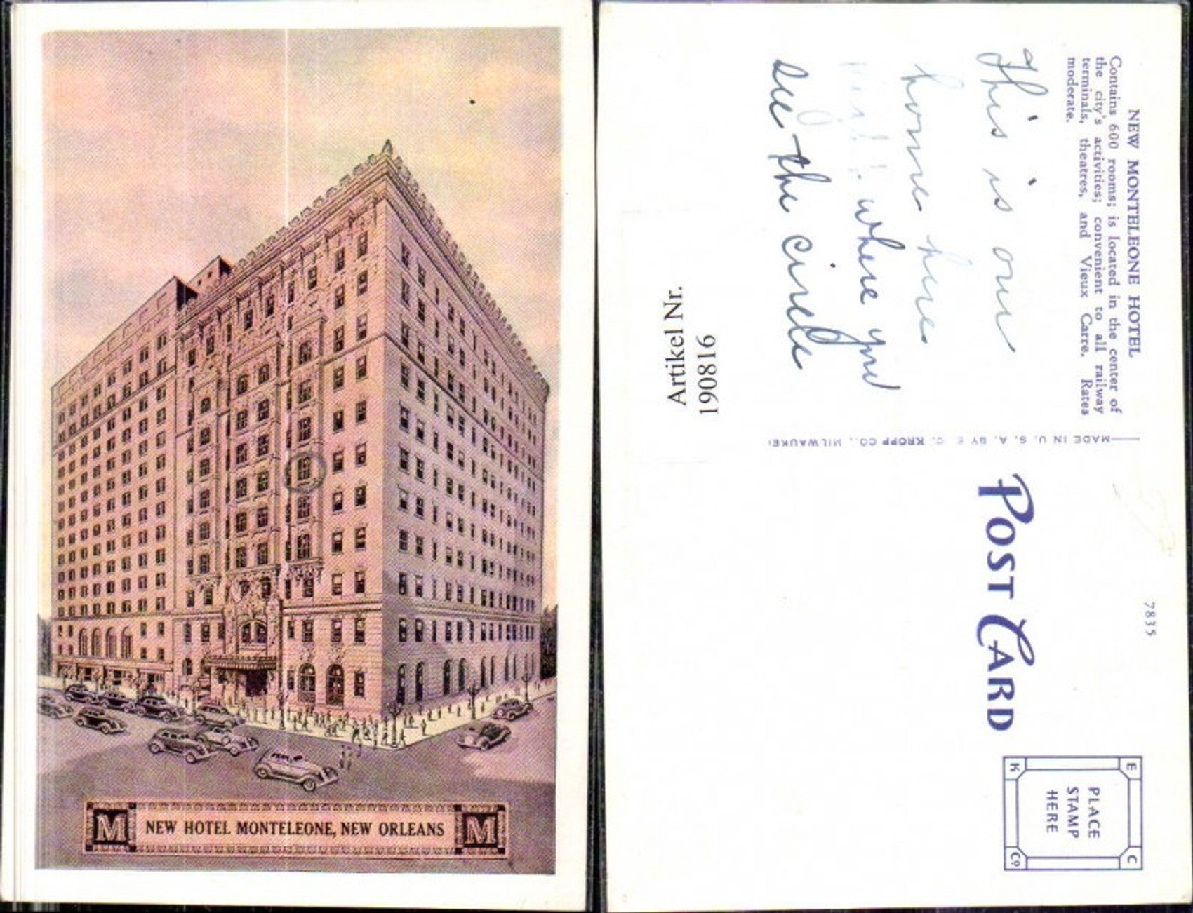 Alte Ansichtskarte – Old Postcard