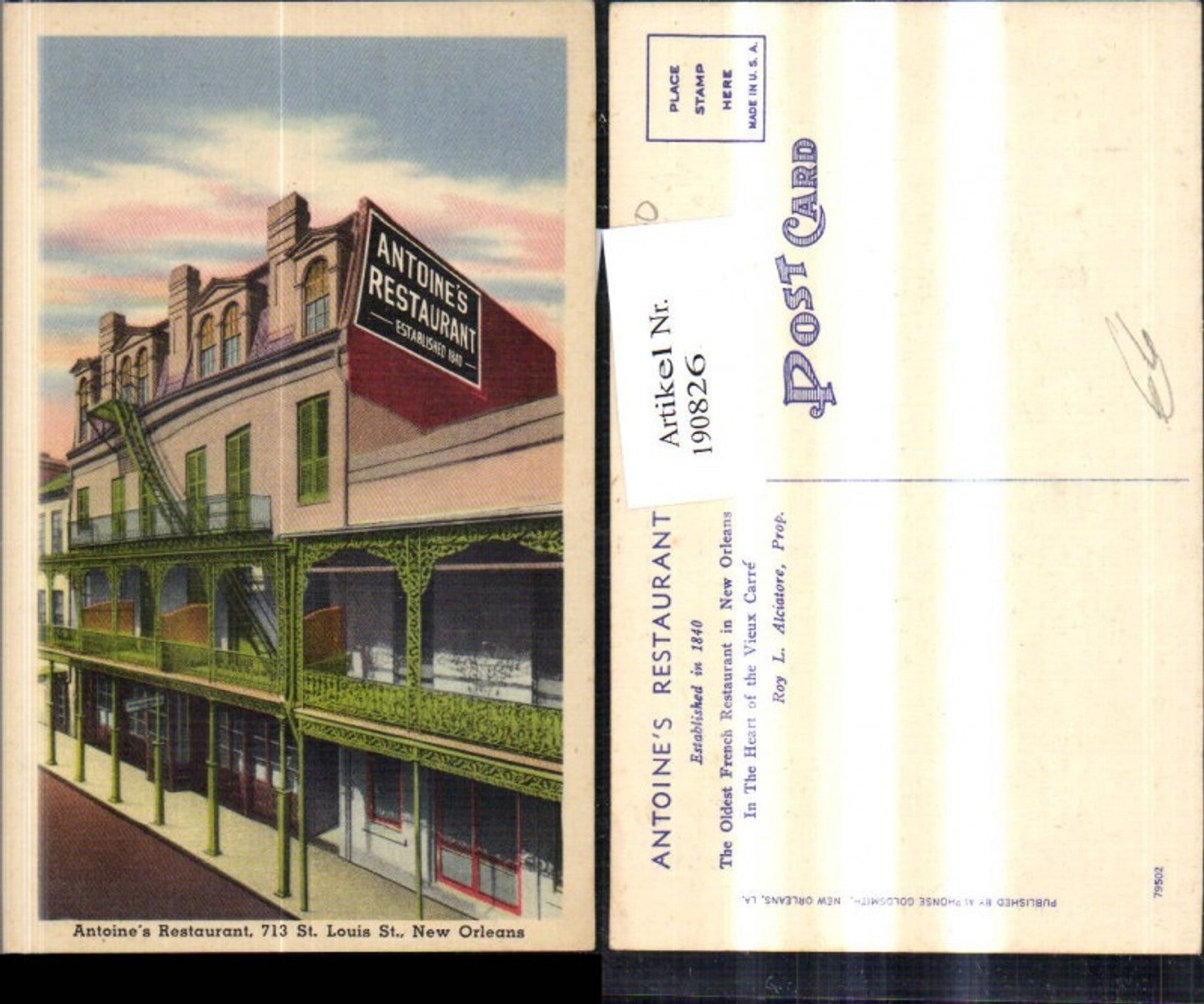 Alte Ansichtskarte – Old Postcard