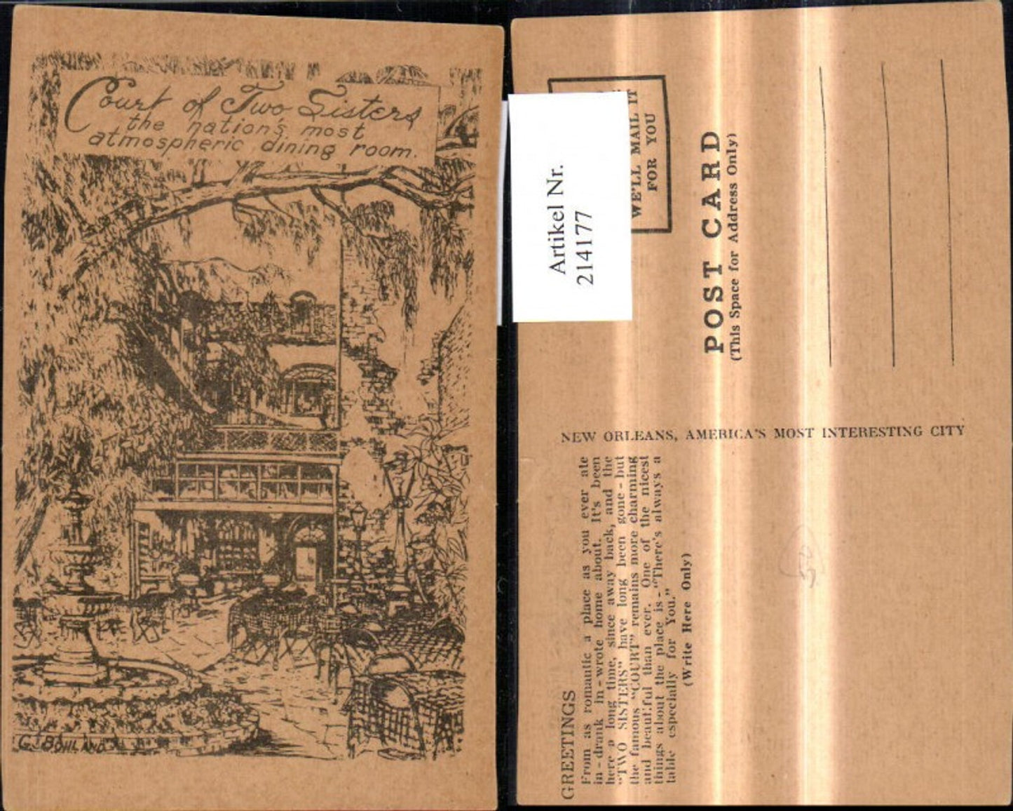 Alte Ansichtskarte – Old Postcard