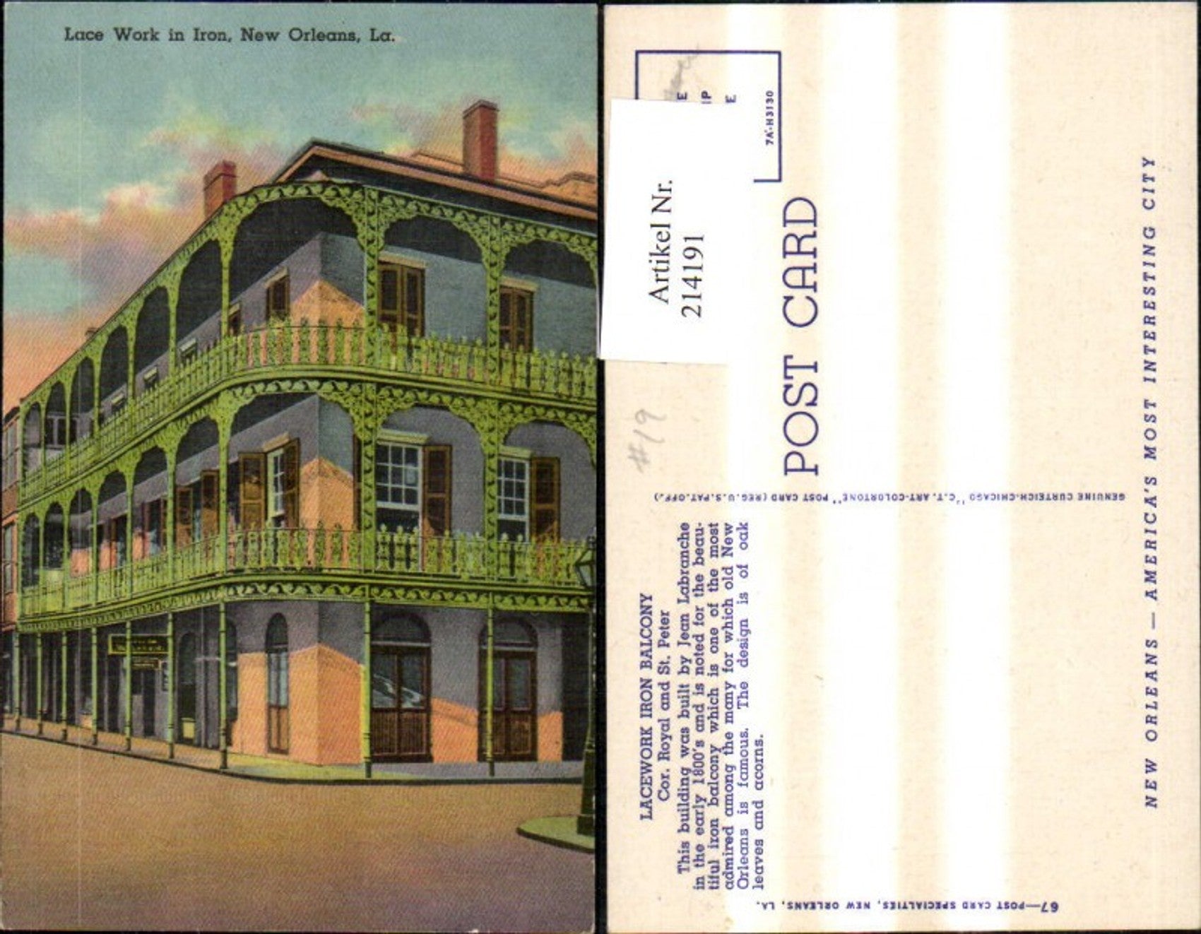 Alte Ansichtskarte – Old Postcard
