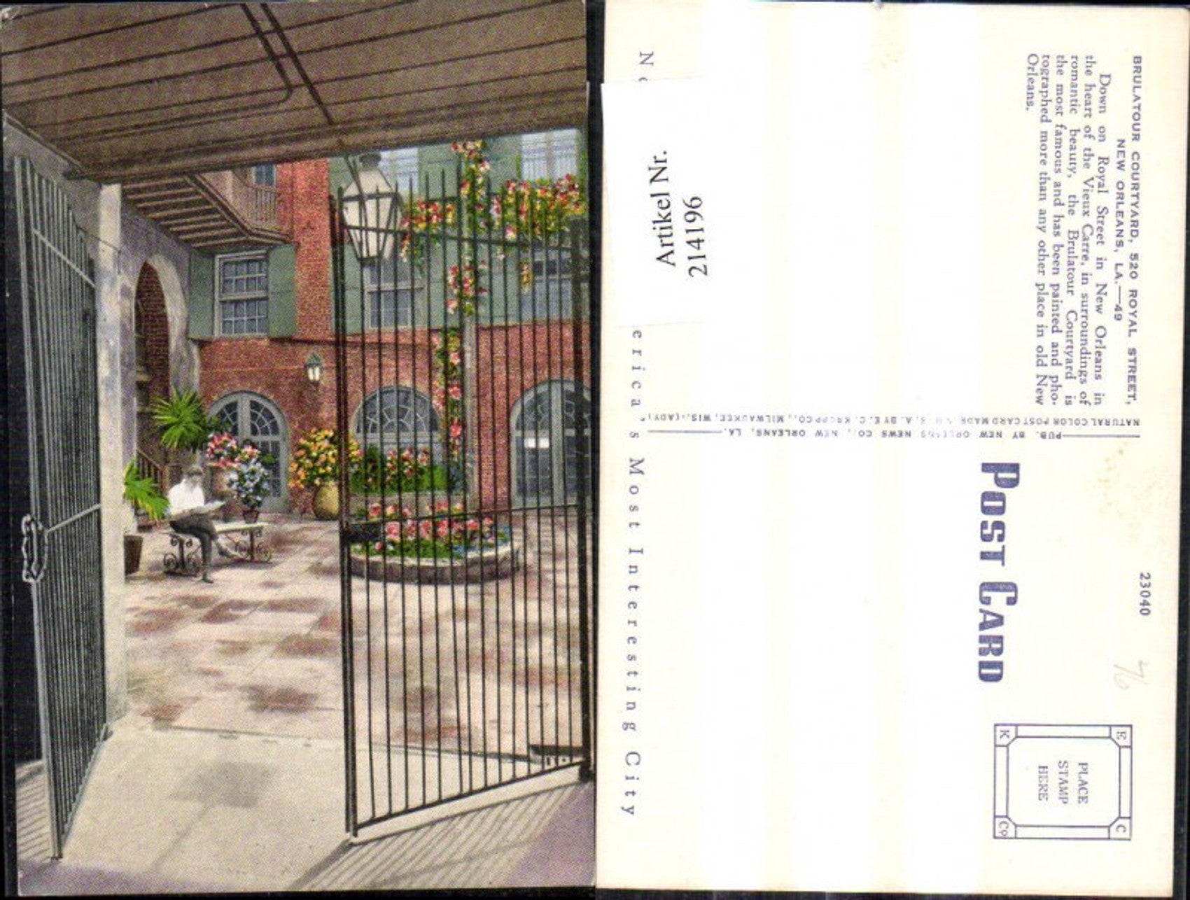 Alte Ansichtskarte – Old Postcard