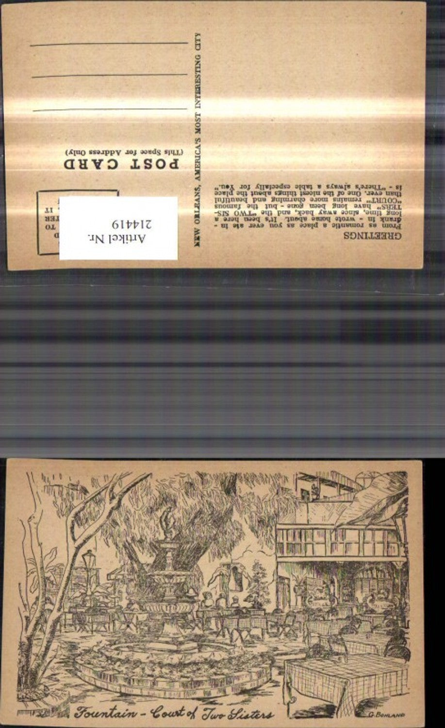 Alte Ansichtskarte – Old Postcard