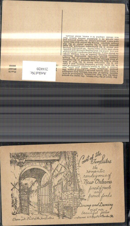 Alte Ansichtskarte – Old Postcard