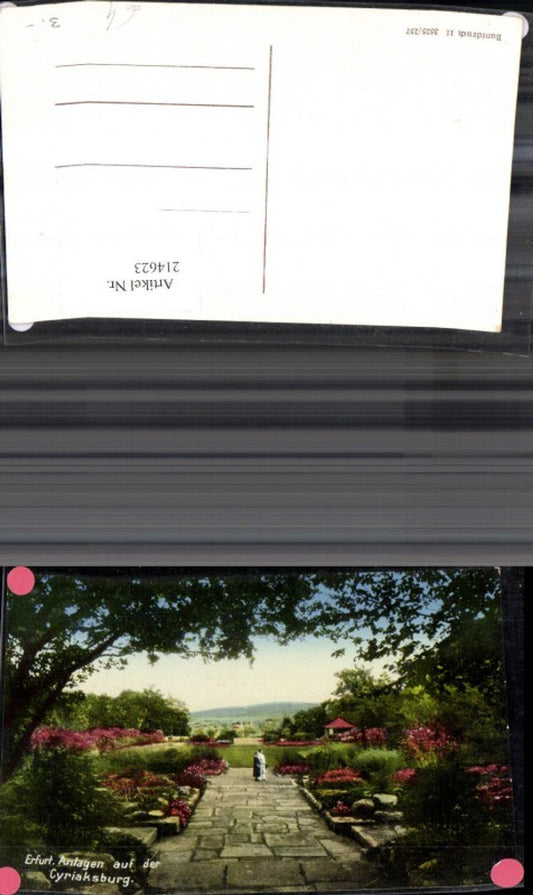 214623,Erfurt Anlagen a. d. Cyriaksburg Park Garten