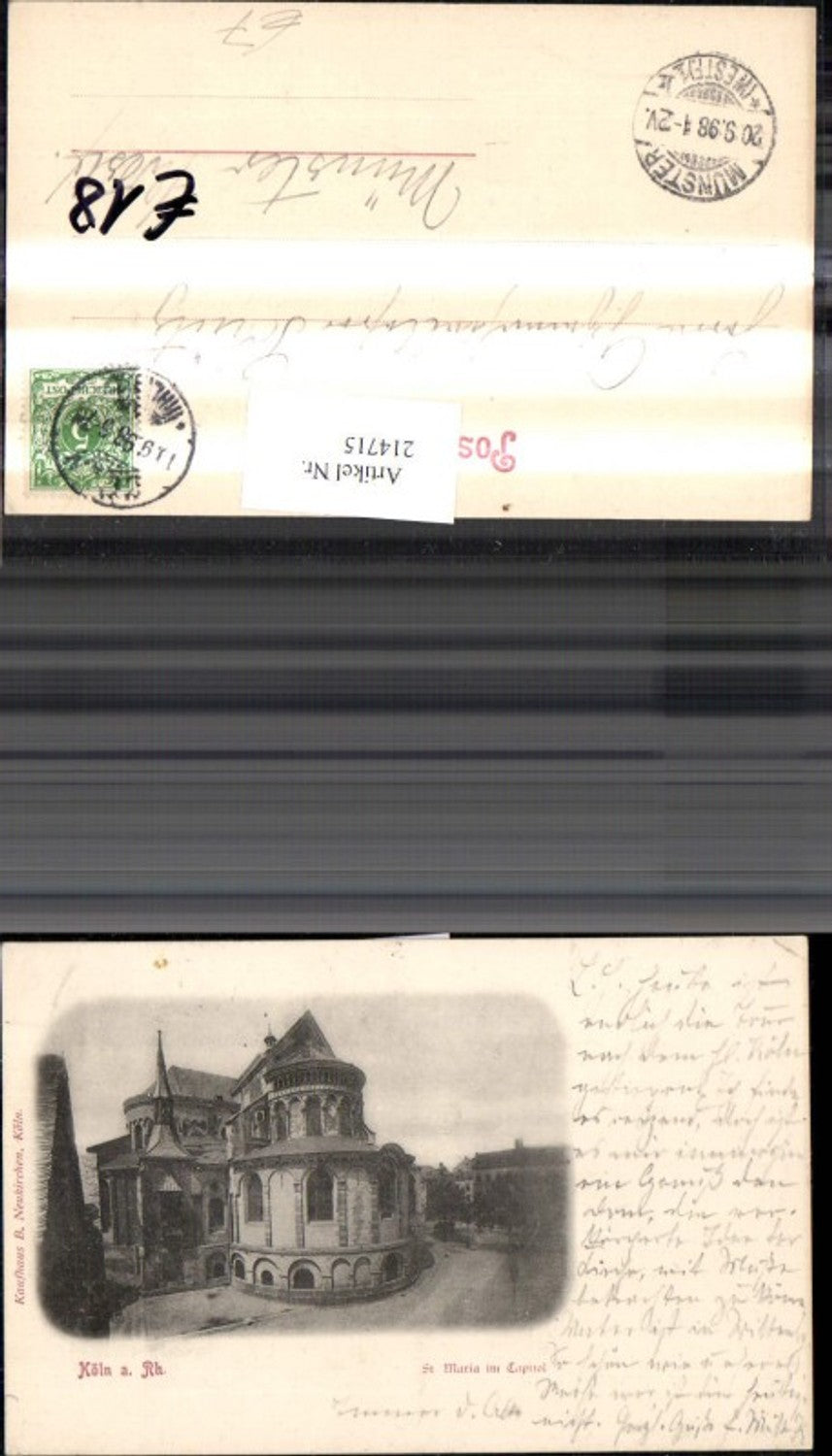 214715,Köln a. Rhein Litho St Maria i. Capitol