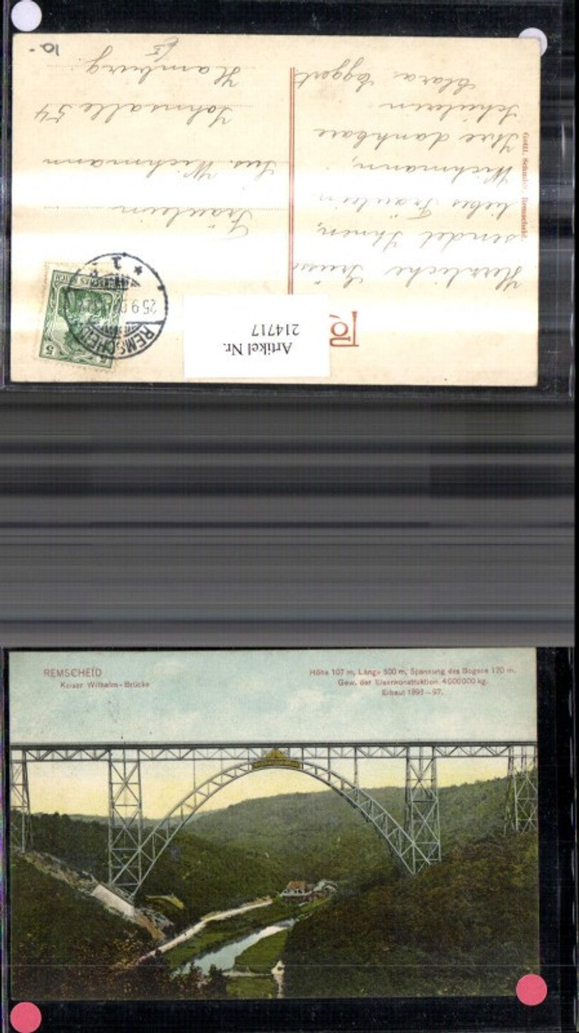 214717,Remscheid Kaiser Wilhelm Brücke