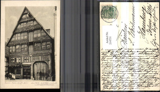 214731,Bad Salzuflen Altes Giebelhaus Langestrasse