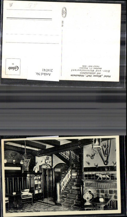 214741,Hildesheim Hotel Wiener Hof Bes. Roeder