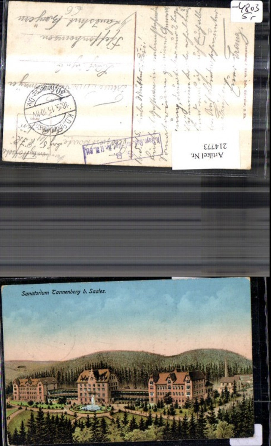 214773,Sanatorium Tannenberg b. Saales