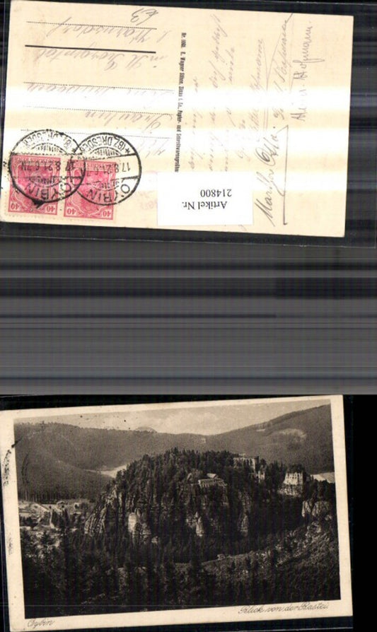 214800,Oybin Blick v. d. Bastei