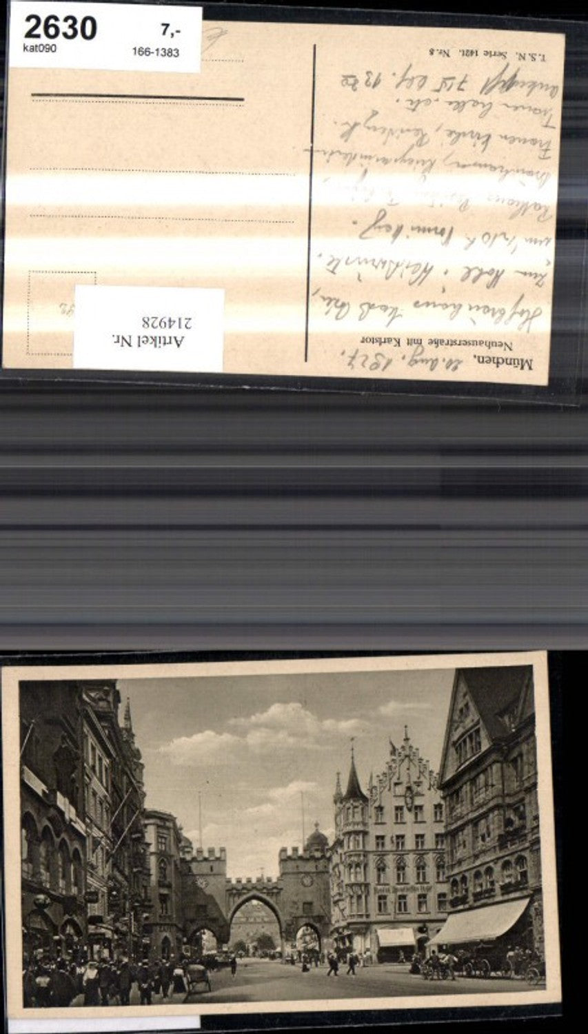 214928, Munich Neuhauserstrasse m. Karlstor