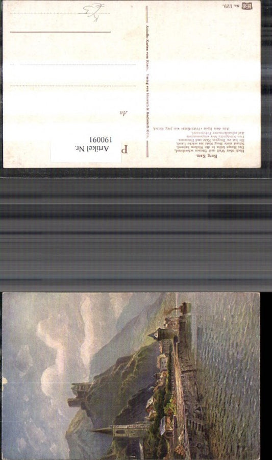 190091,Künstler Ak N. Astudin Burg Katz
