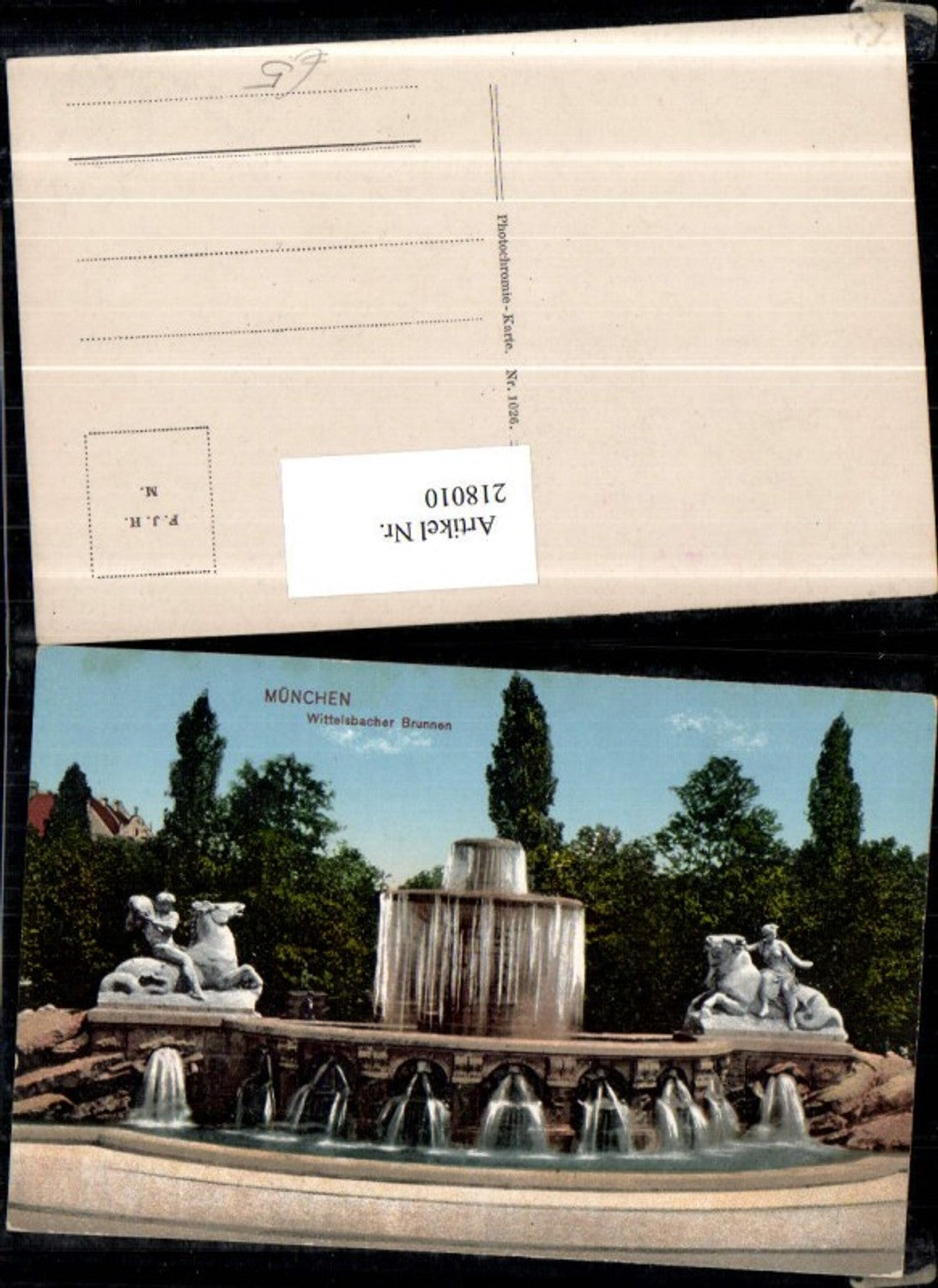 218010,München Wittelsbacher Brunnen