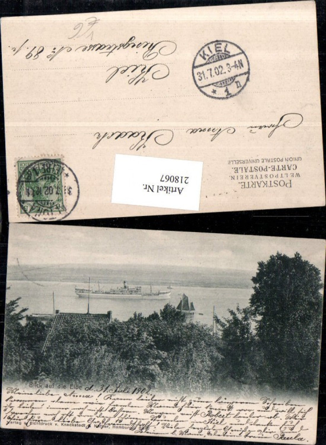 Alte Ansichtskarte – Old Postcard