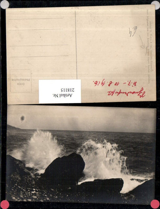 218115,Göhren-Rügen Stein Welle Partie