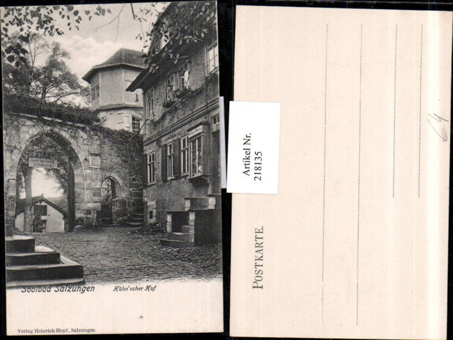 218135, Soolbad Salzungen Hühnscher Hof
