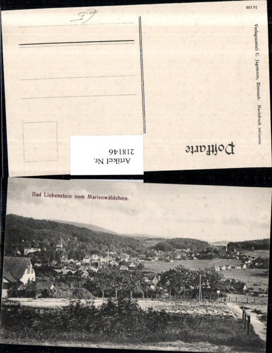 218146,Bad Liebenstein Totale vom Marienwäldchen