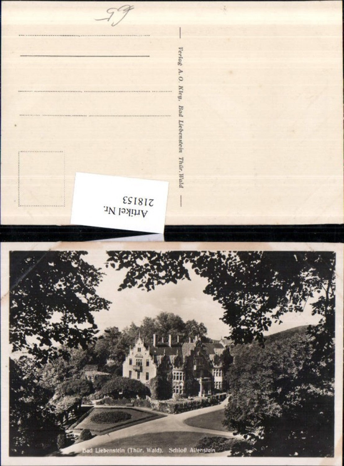 218153,Bad Liebenstein im Thüringer Wald Schoss Altenstein