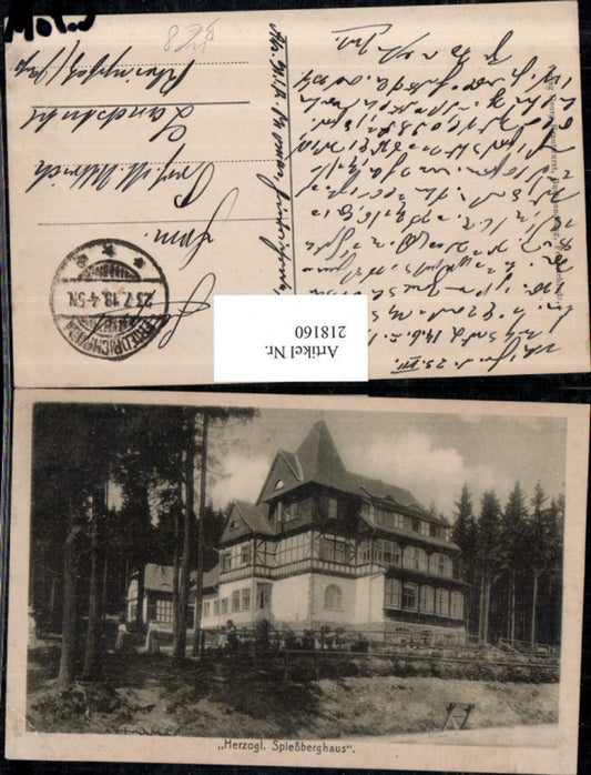 218160,Friedrichroda Herzogliches Spießberghaus Hausansicht