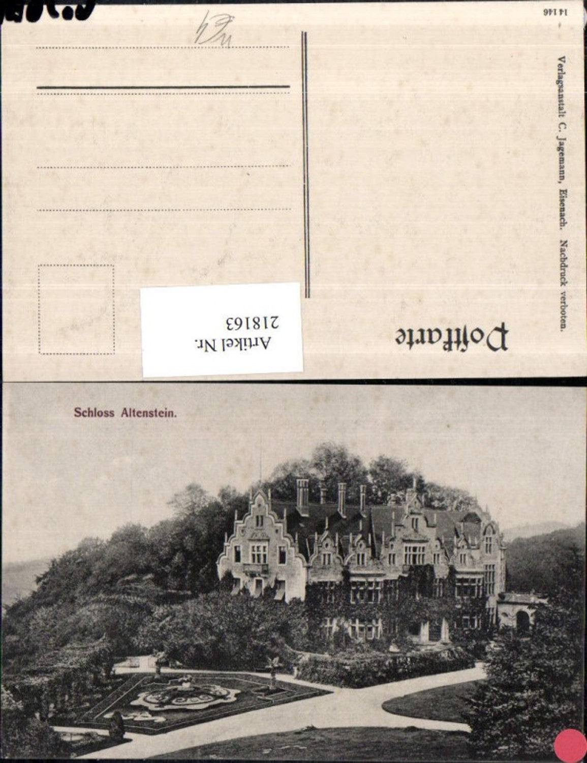 218163, Altenstein Castle near Bad Liebenstein