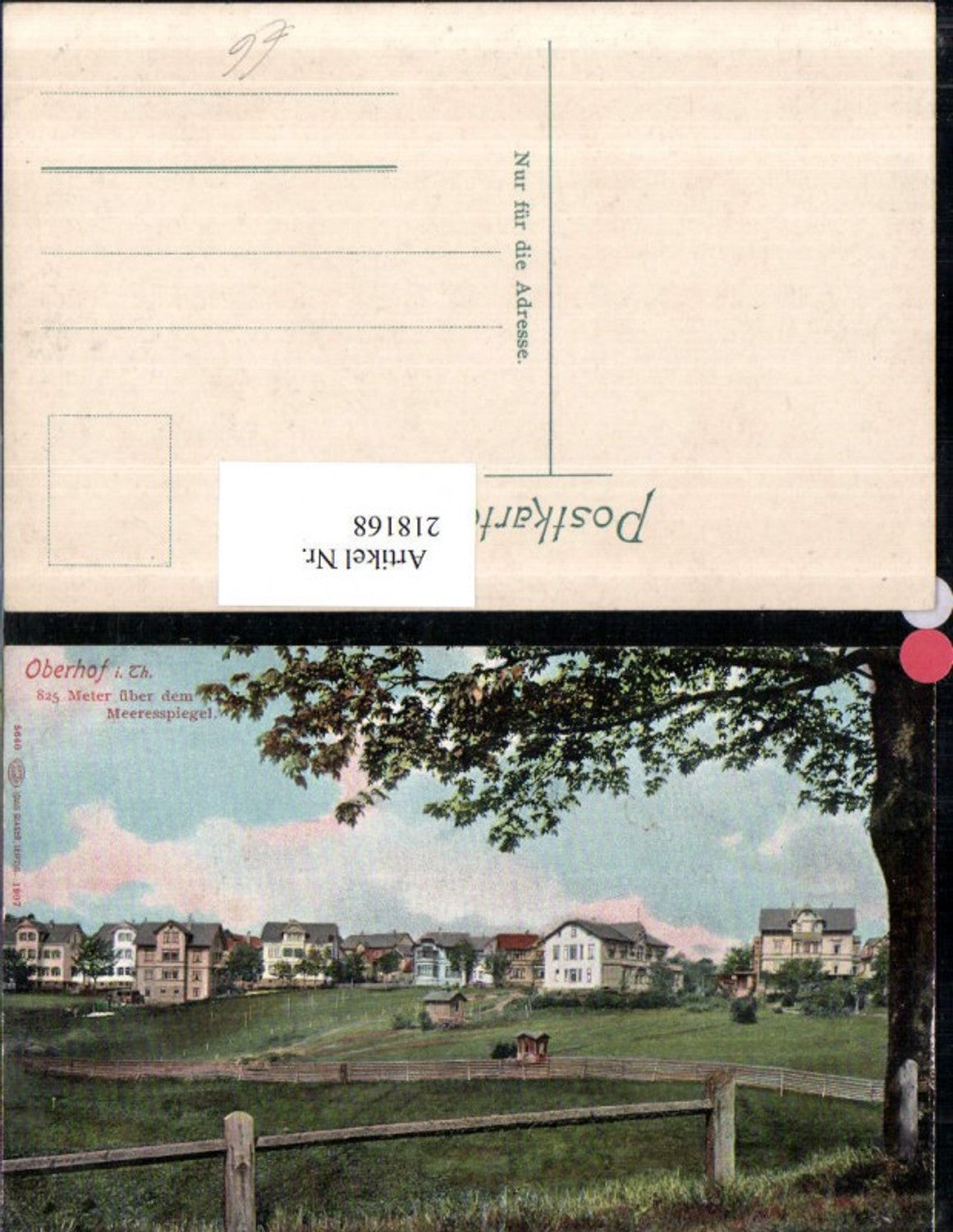 218168,Oberhof i. Thüringen Teilansicht
