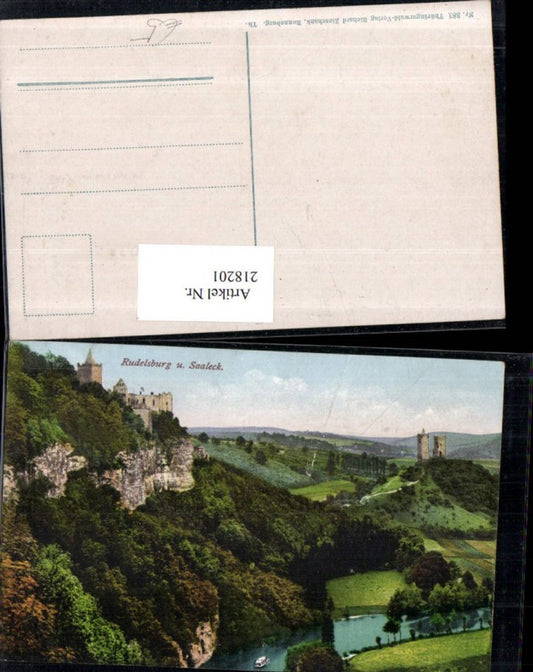 218201, Rudelsburg and Saaleck Burg b. Bad Kösen