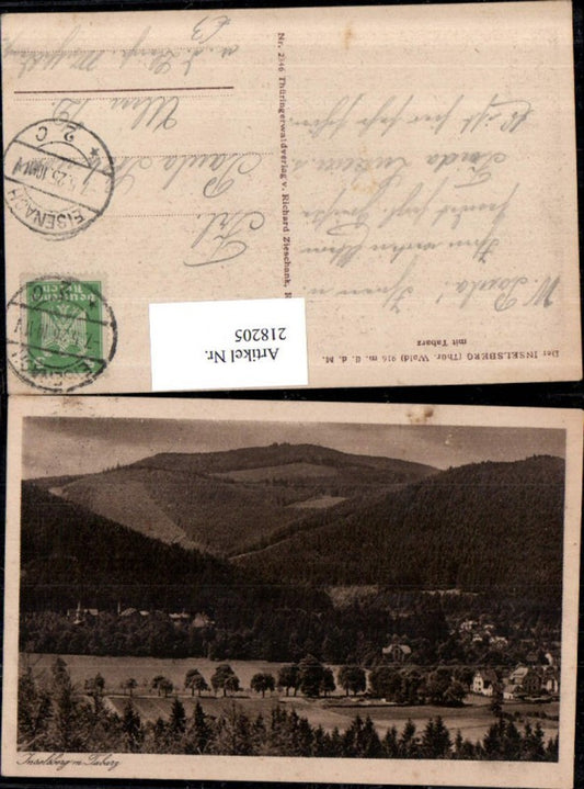 218205, The Inelsberg in the Thuringian Forest near Tabarz
