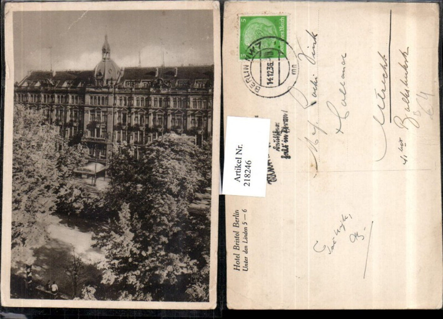 218246,Berlin Unter den Linden Hotel Bristol