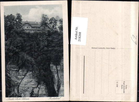 218268,Bastei-Sächsische Schweiz Basteihotel Hotel