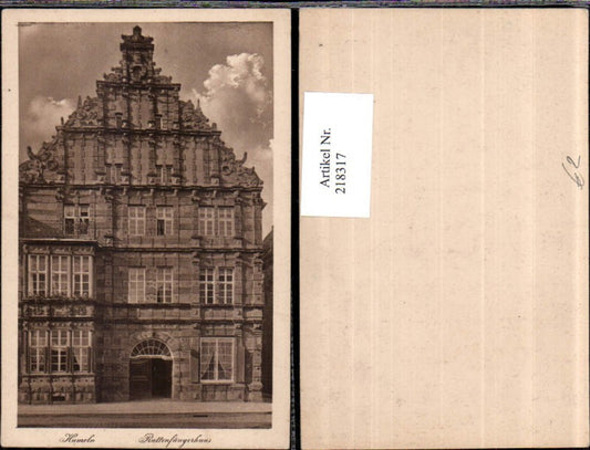 218317,Hameln Rattenfängerhaus Hausansicht