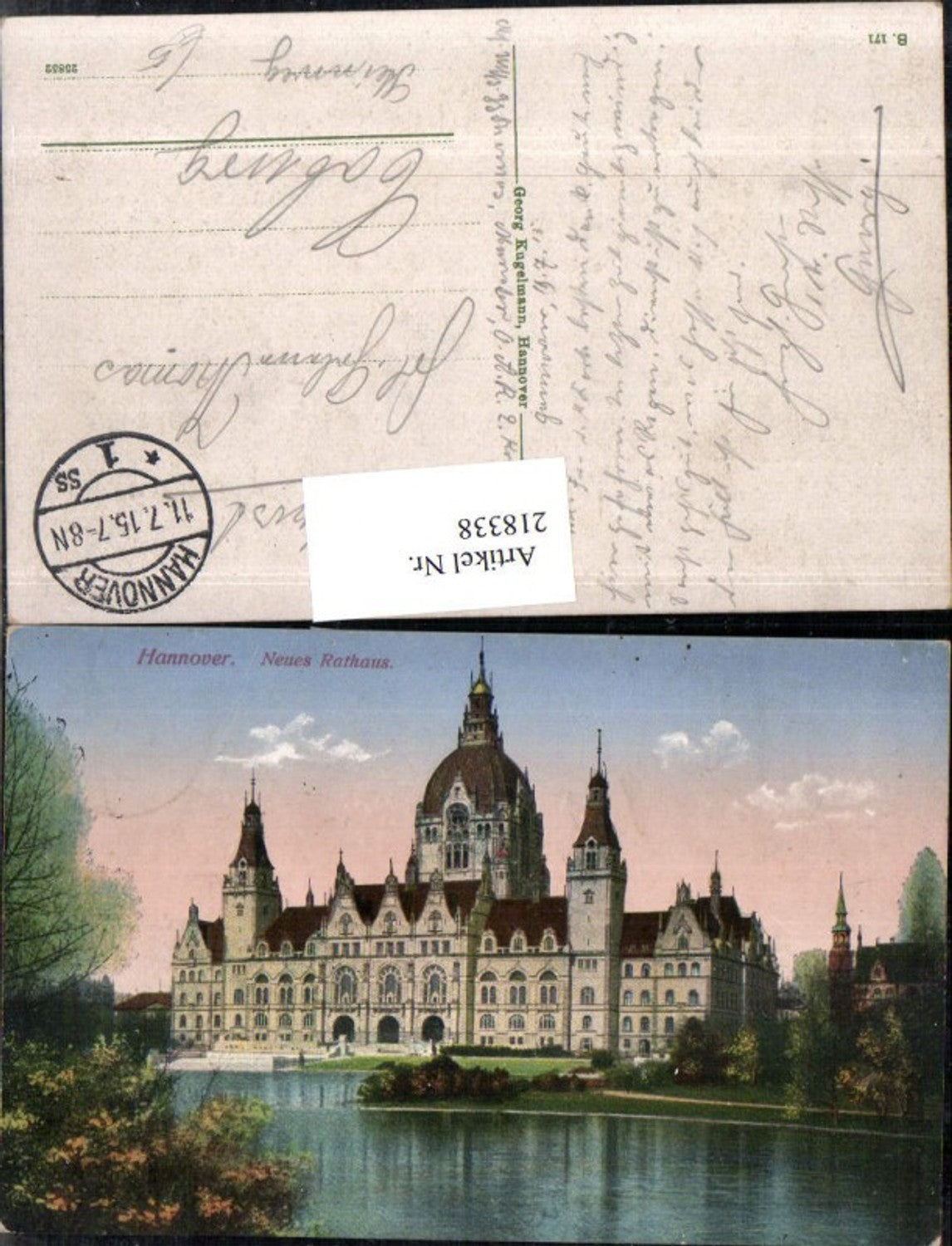 218338,Hannover Neues Rathaus