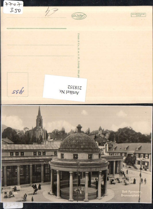 218352,Bad Pyrmont Brunnenplatz Tempel
